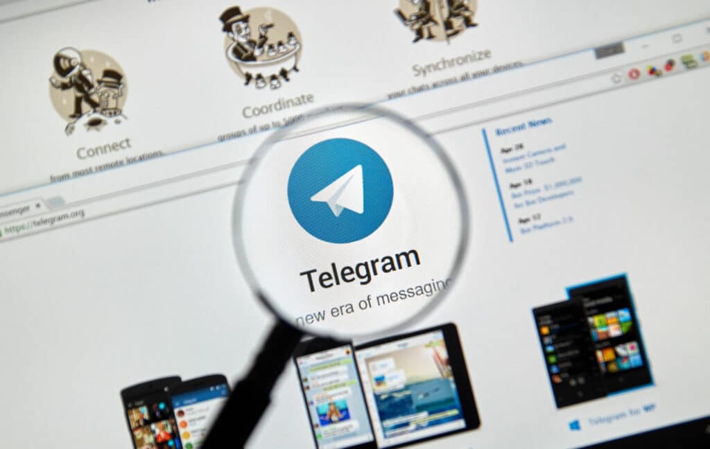 What is Telegram used for cheating